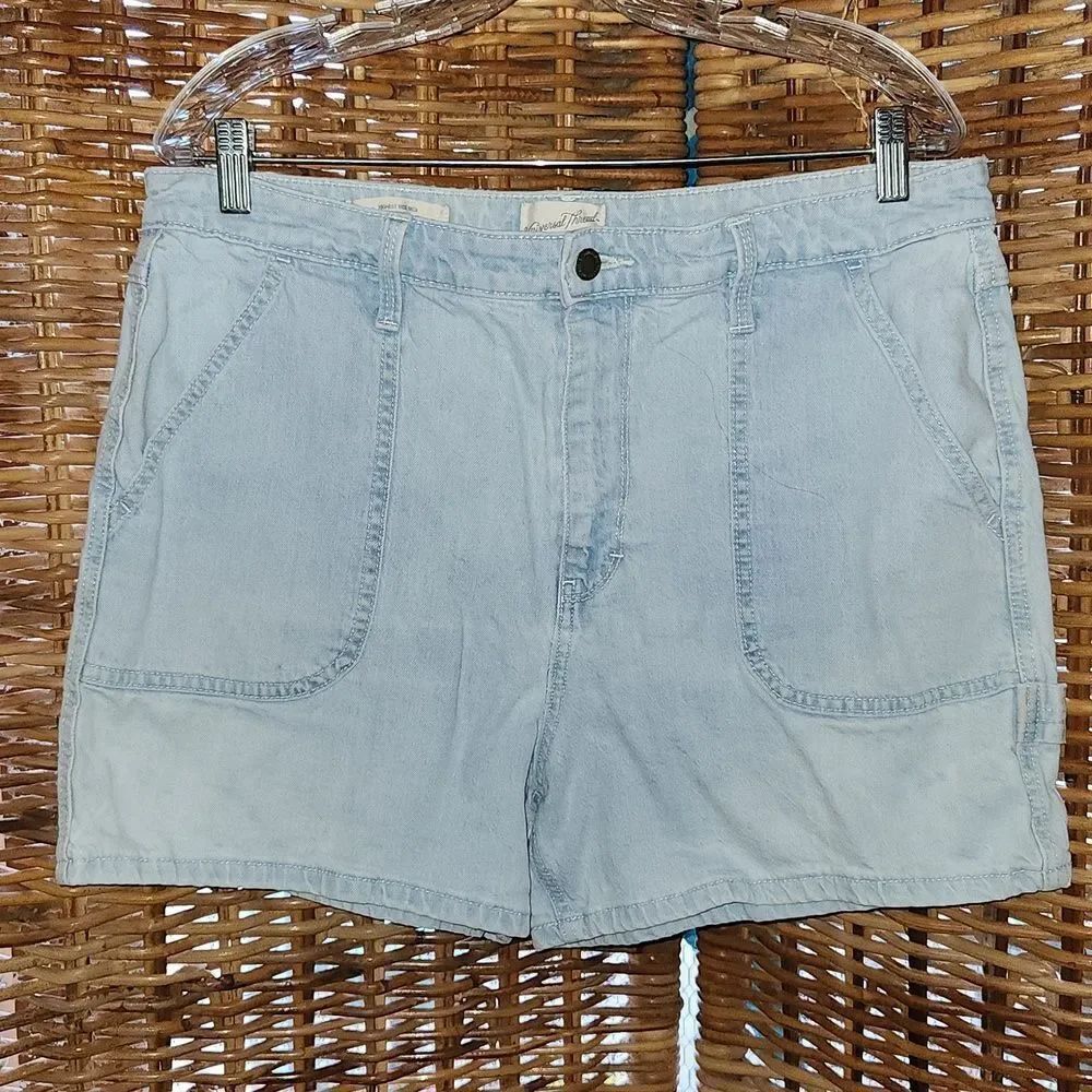 Universal Thread Highest Rise Midi Denim Shorts 14